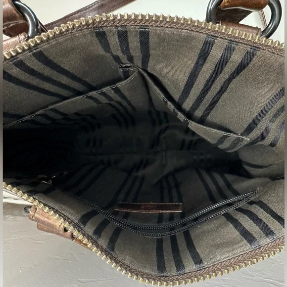 Frye Dark Brown Melissa Small Tote Crossbody